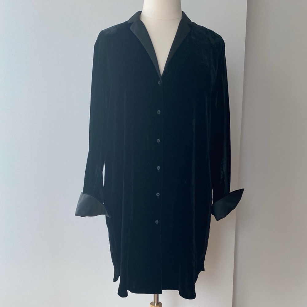 Lafayette 148 long button-down